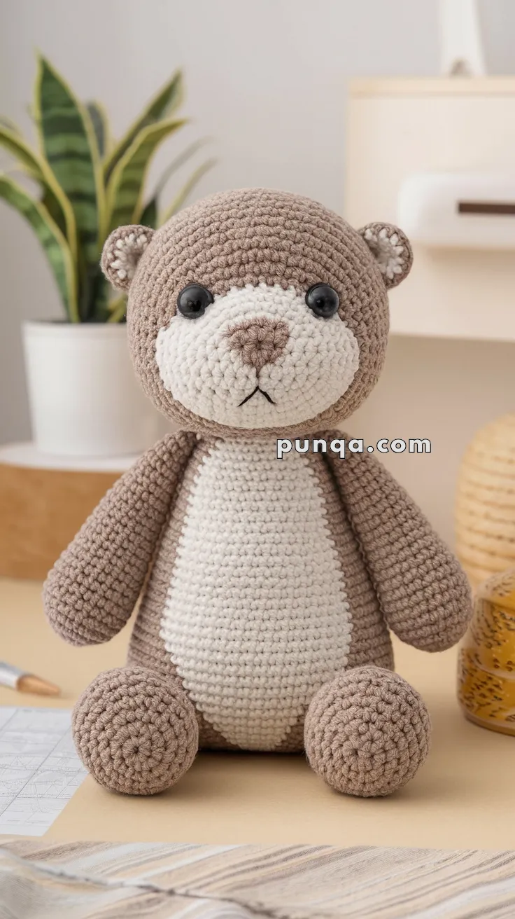 Amigurumi Otter Baby – FREE Crochet Pattern