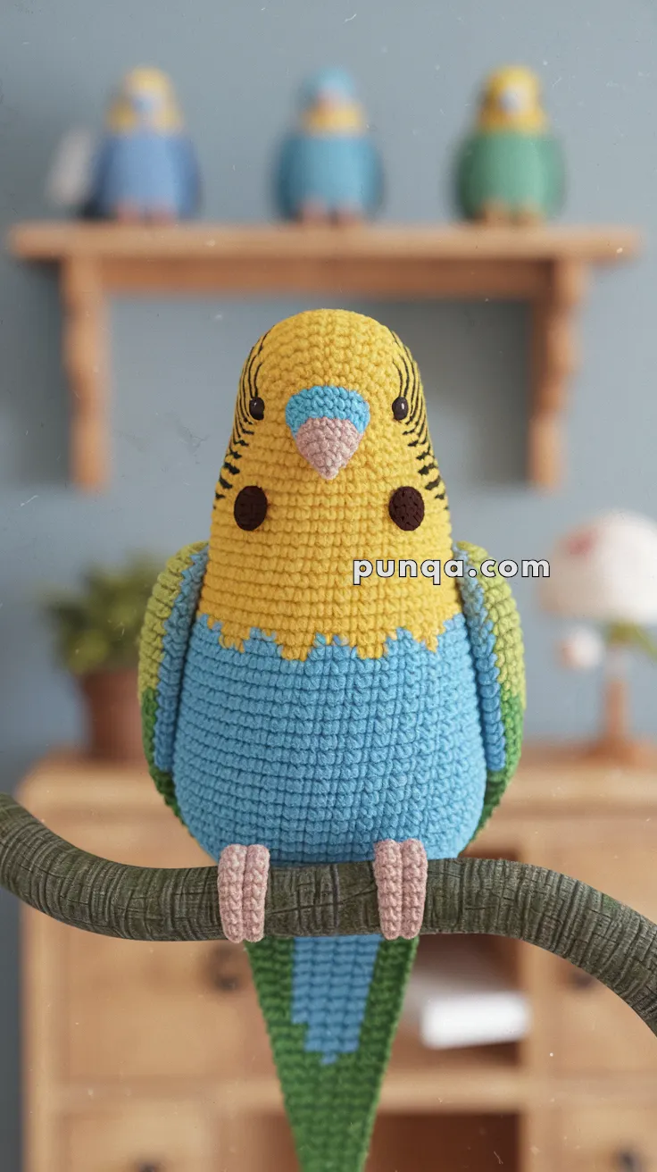 Amigurumi Parakeet – FREE Crochet Pattern