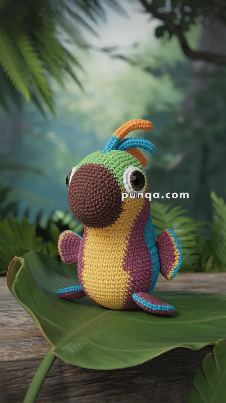 Amigurumi Parrotfish – FREE Crochet Pattern
