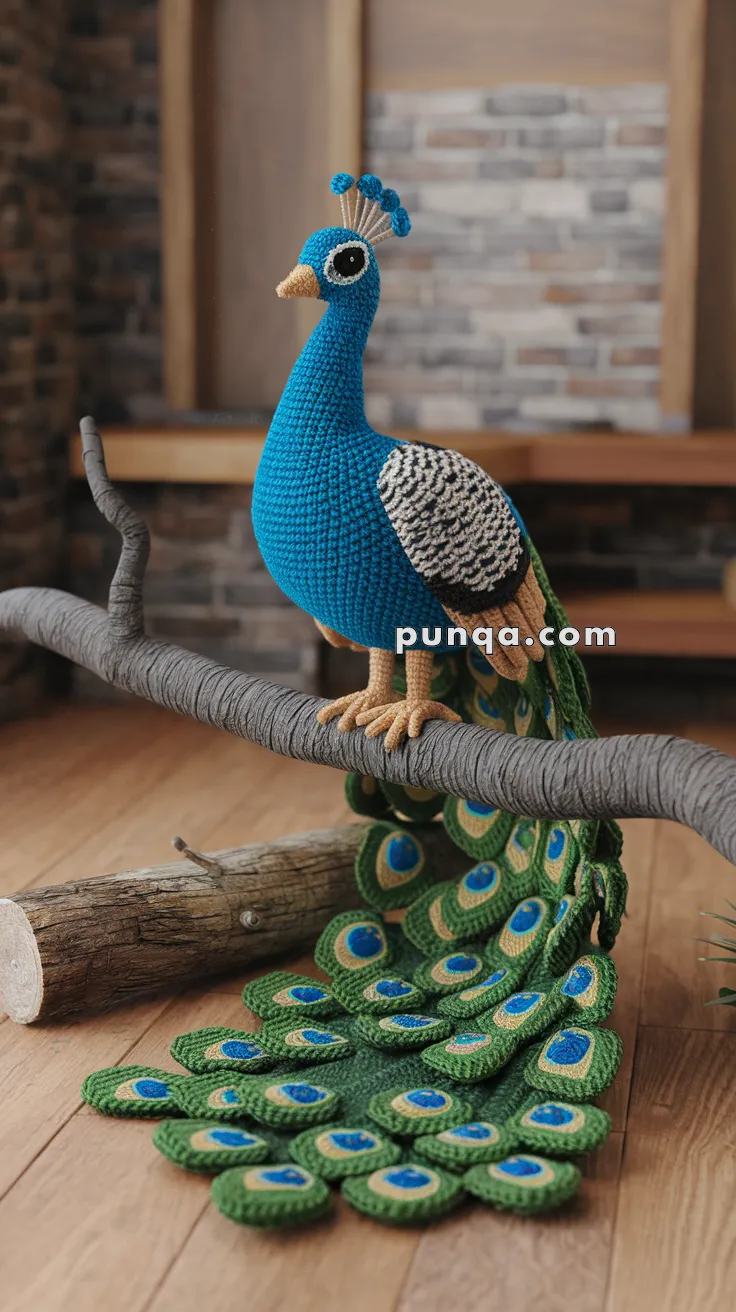 Amigurumi Peacock – FREE Crochet Pattern