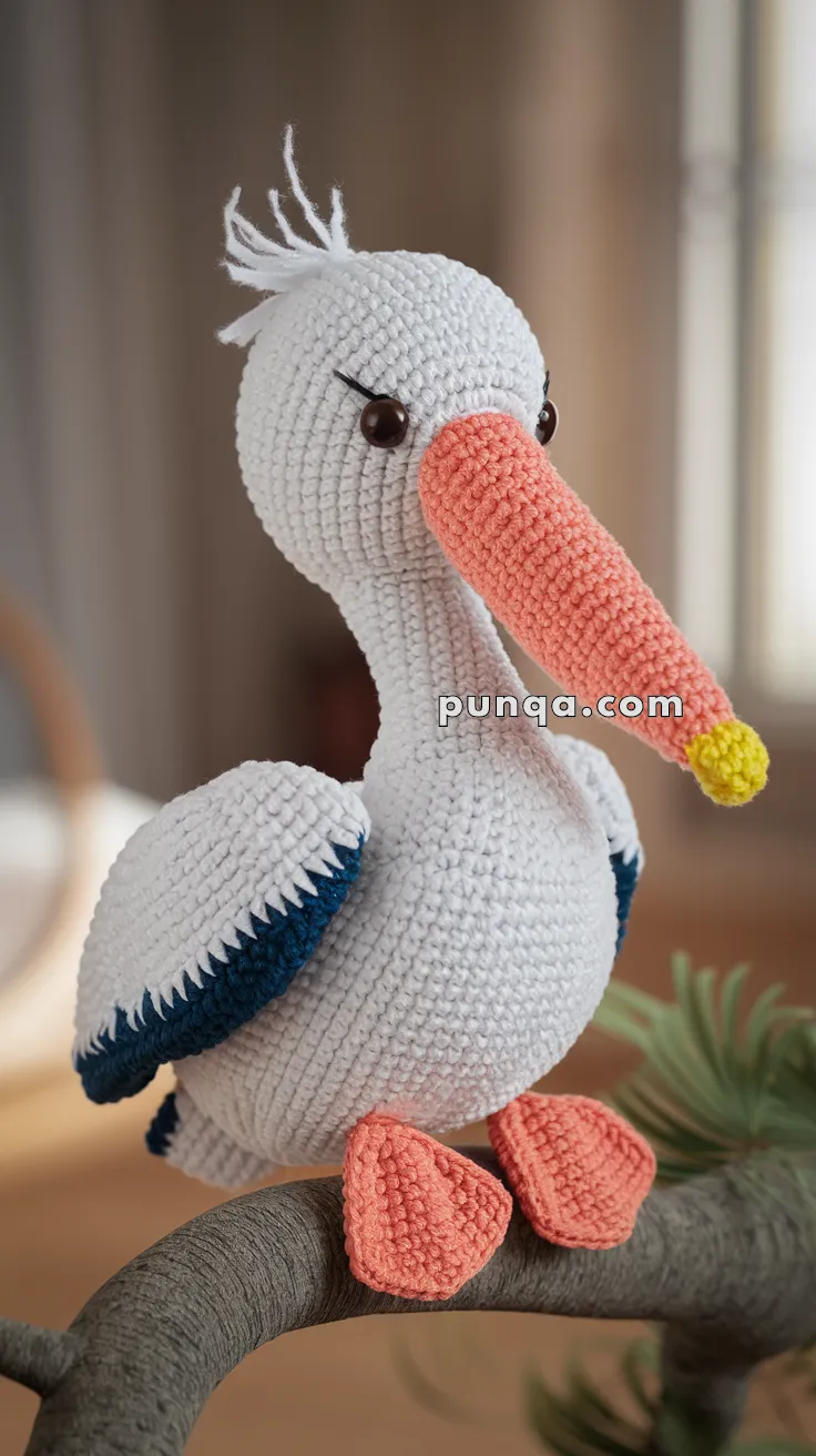 Amigurumi Pelican Chick – FREE Crochet Pattern