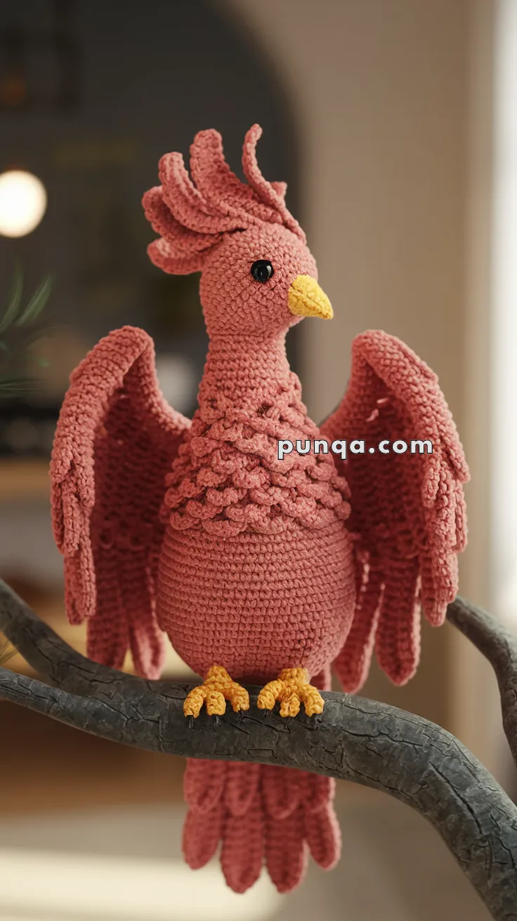 Amigurumi Phoenix – FREE Crochet Pattern
