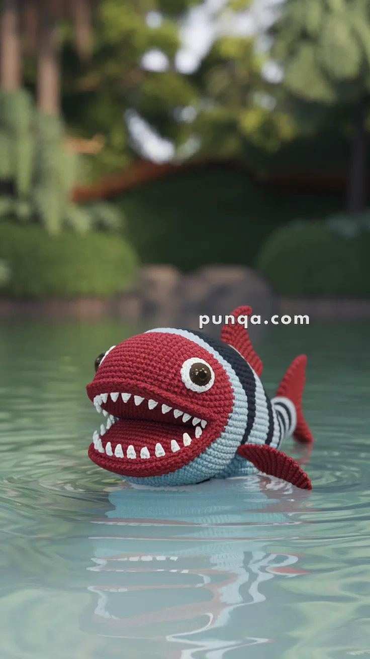 Amigurumi Piranha – FREE Crochet Pattern