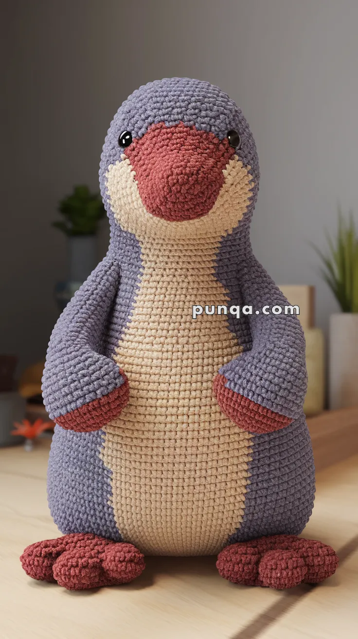 Realistic crochet image for Amigurumi Platypus Adult - FREE Crochet Pattern