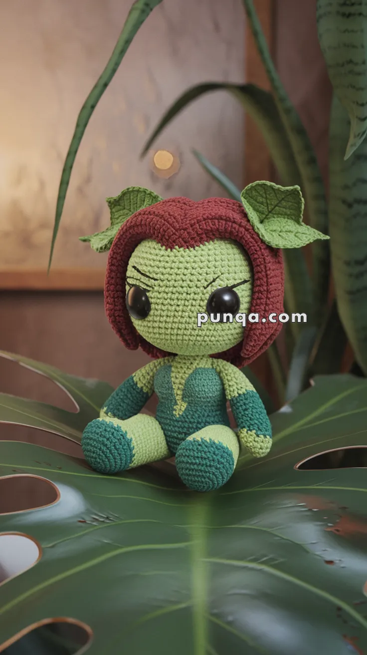 Amigurumi Poison Ivy – FREE Crochet Pattern