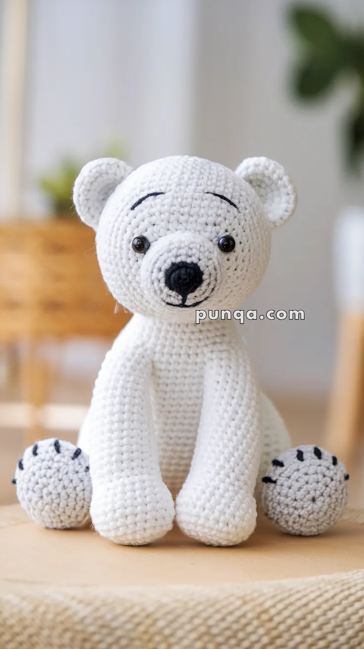 Amigurumi Polar Bear Cub – FREE Crochet Pattern