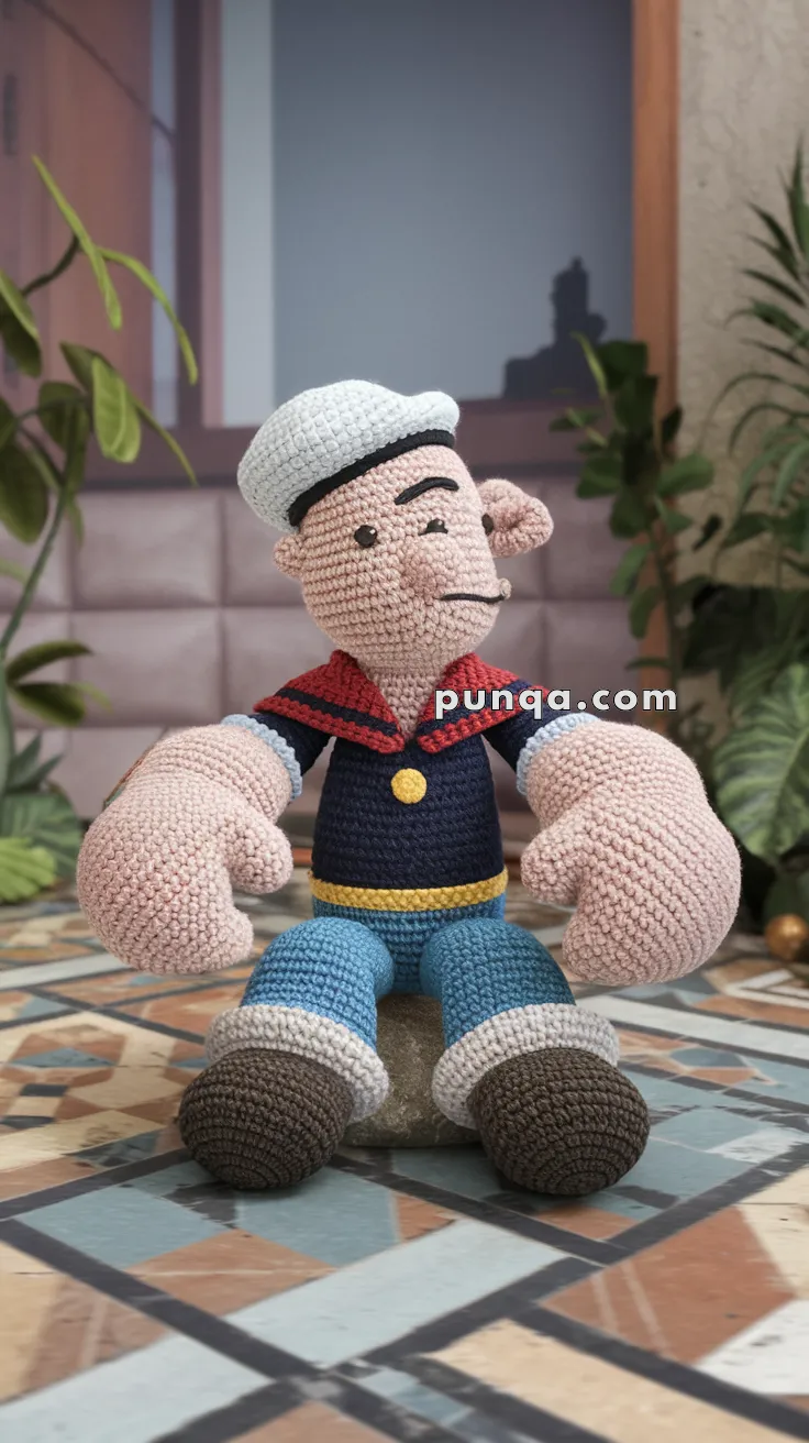 Amigurumi Popeye – FREE Crochet Pattern