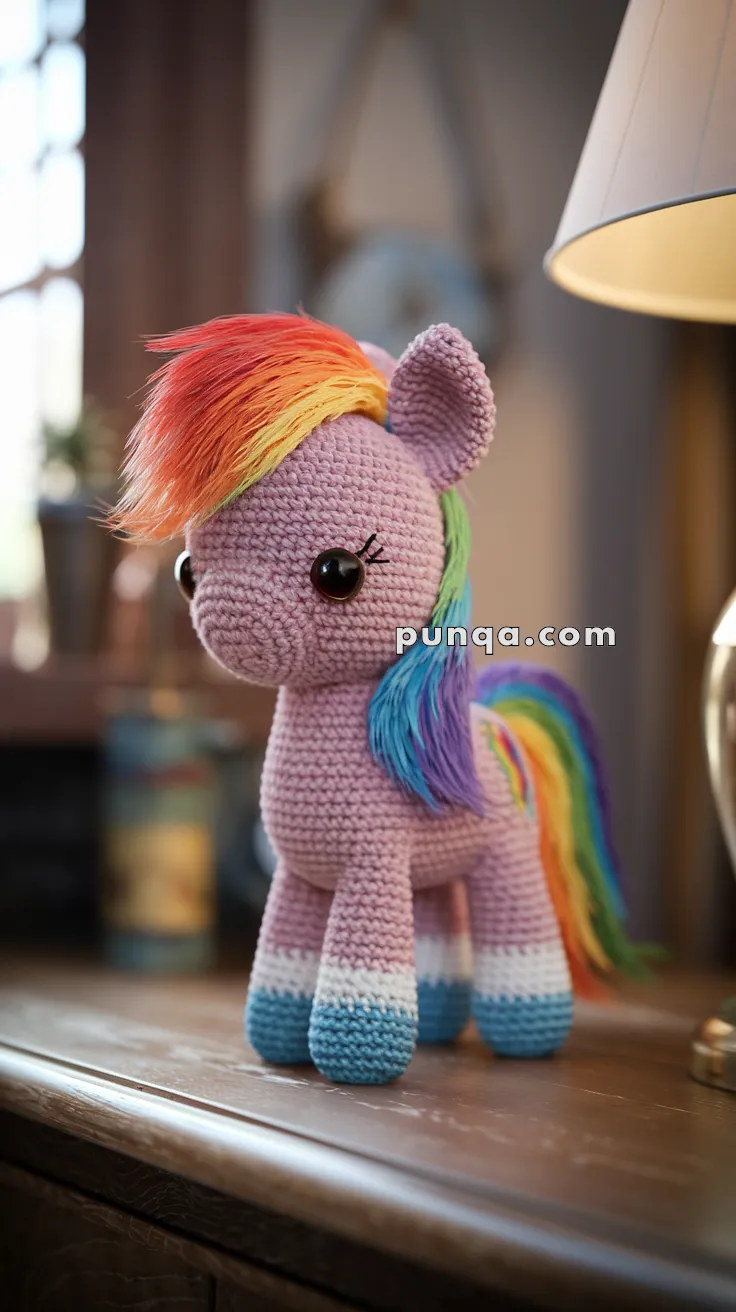 Amigurumi Rainbow Dash – FREE Crochet Pattern
