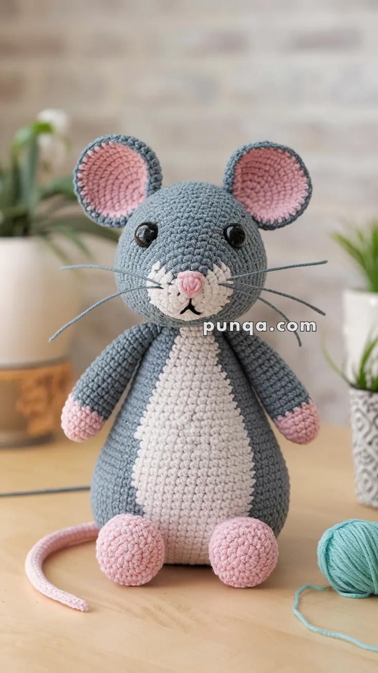 Amigurumi Rat – FREE Crochet Pattern
