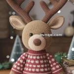 Amigurumi Festive Reindeer – FREE Crochet Pattern