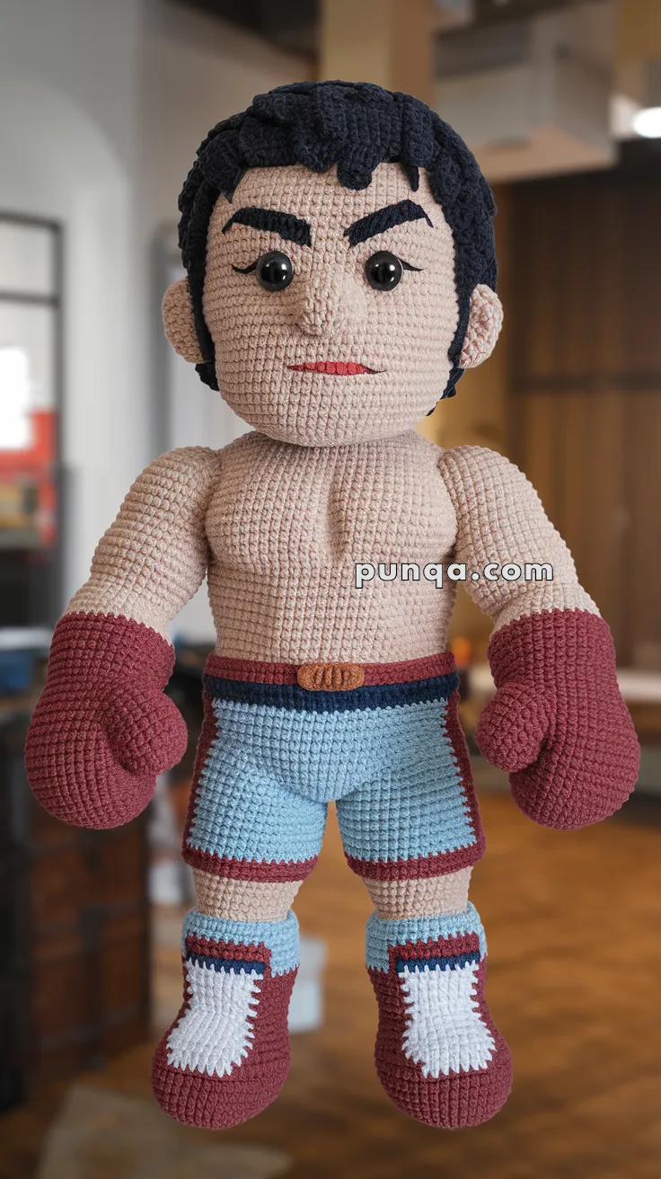 Amigurumi Rocky Balboa – FREE Crochet Pattern