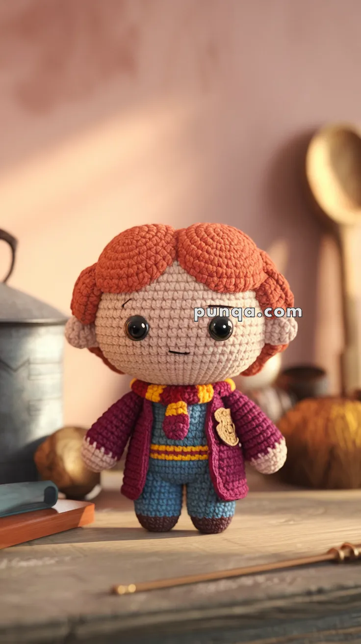 Amigurumi Ron Weasley – FREE Crochet Pattern