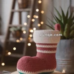 Amigurumi Santa’s Boot – FREE Crochet Pattern
