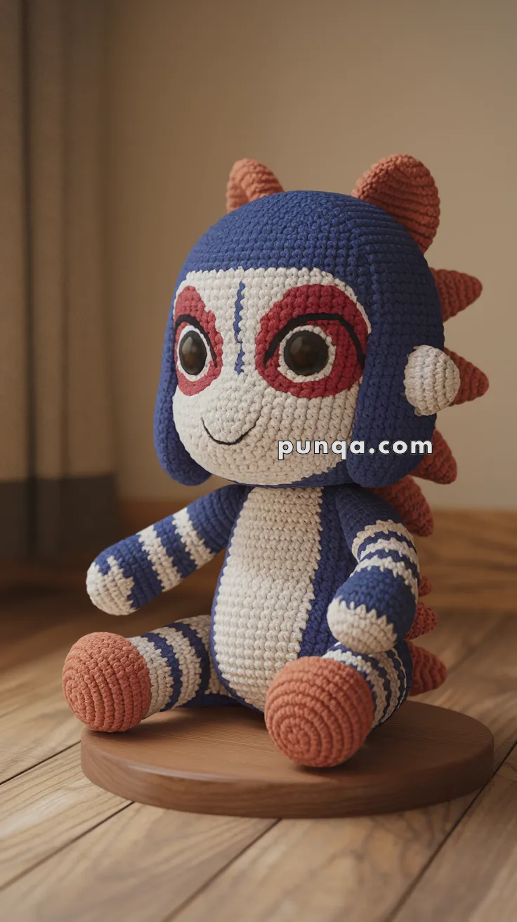 Realistic crochet image for Amigurumi Sasuke - FREE Crochet Pattern