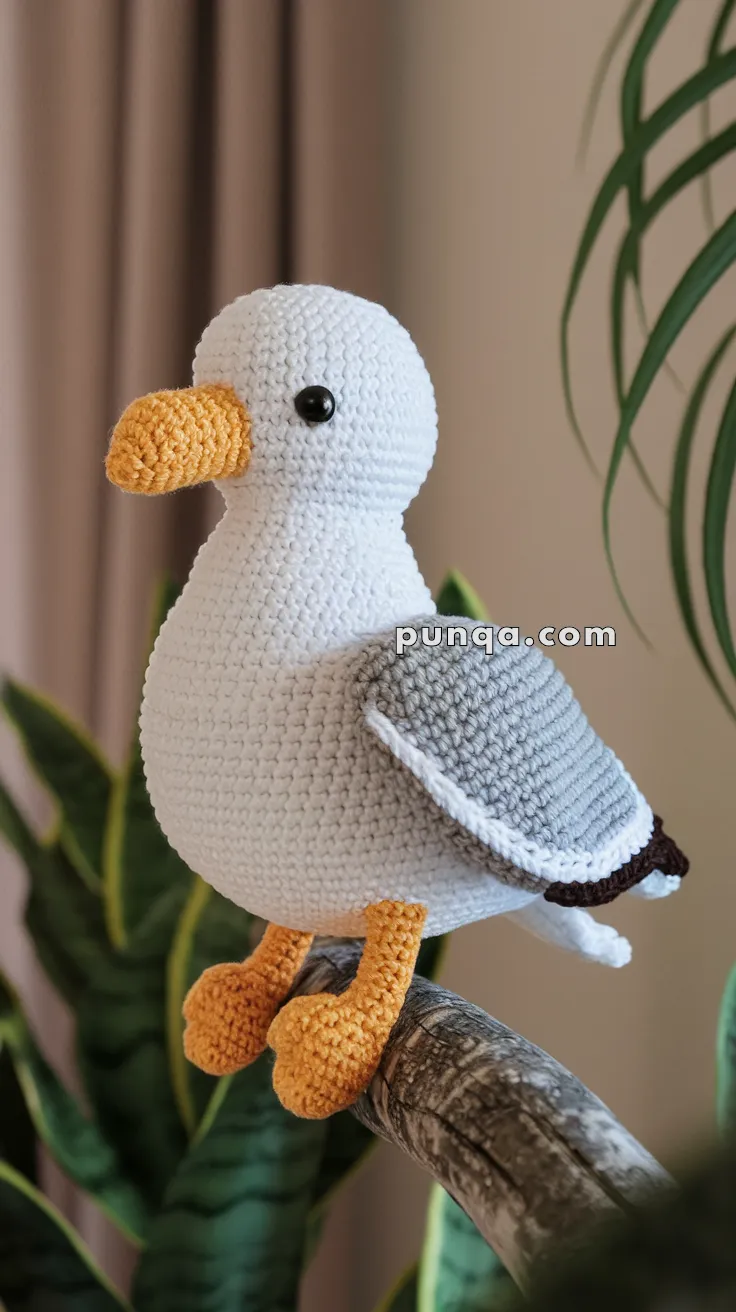 Amigurumi Seagull – FREE Crochet Pattern
