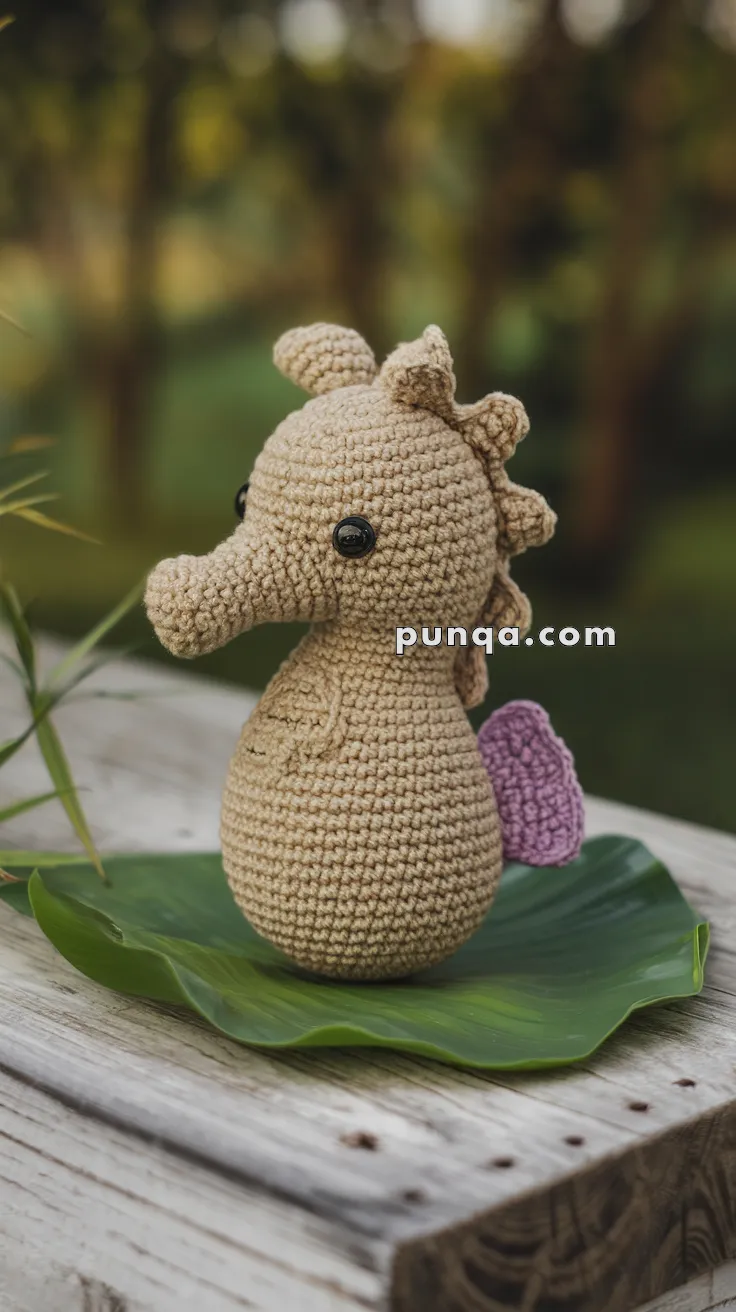 Amigurumi Seahorse Egg – FREE Crochet Pattern