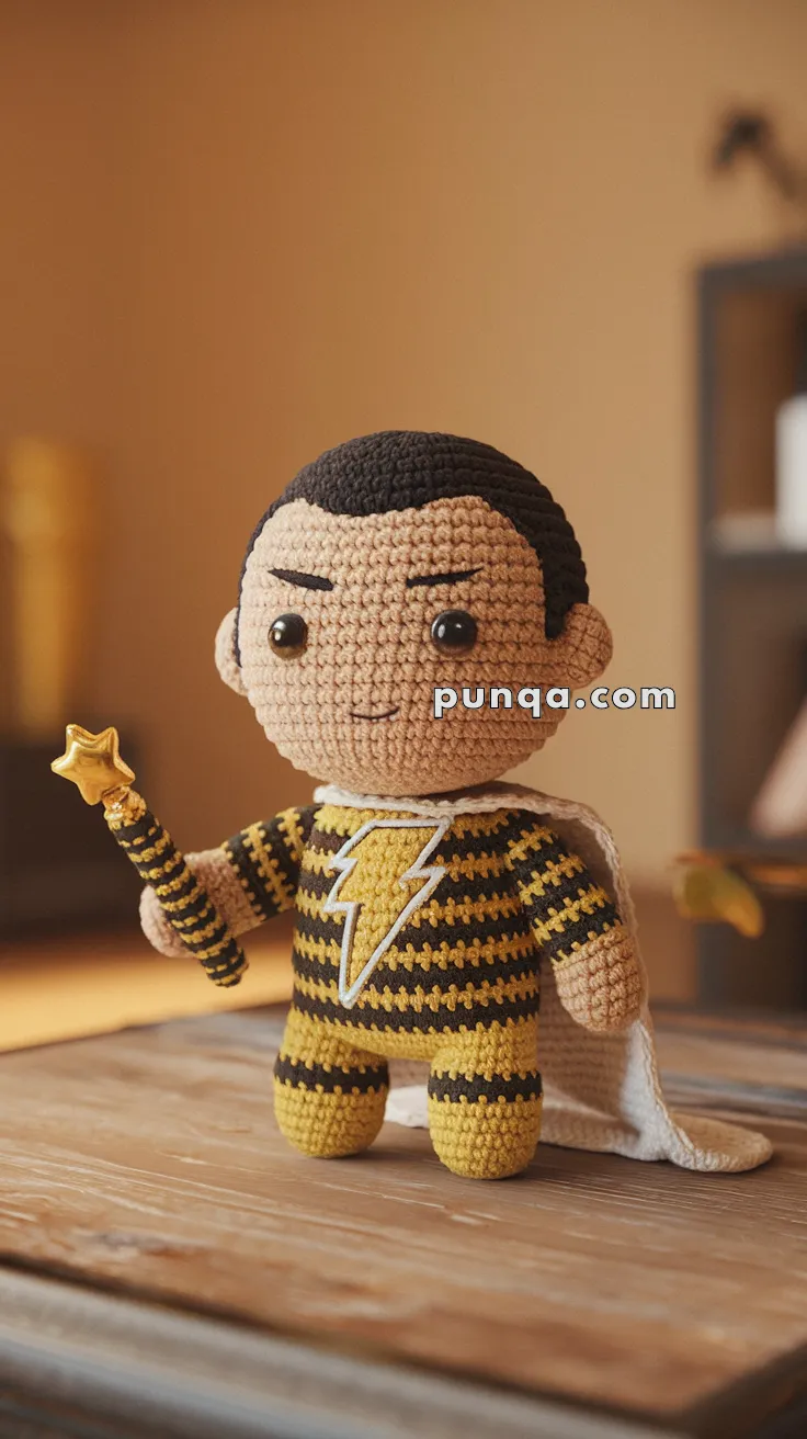 Amigurumi Shazam – FREE Crochet Pattern
