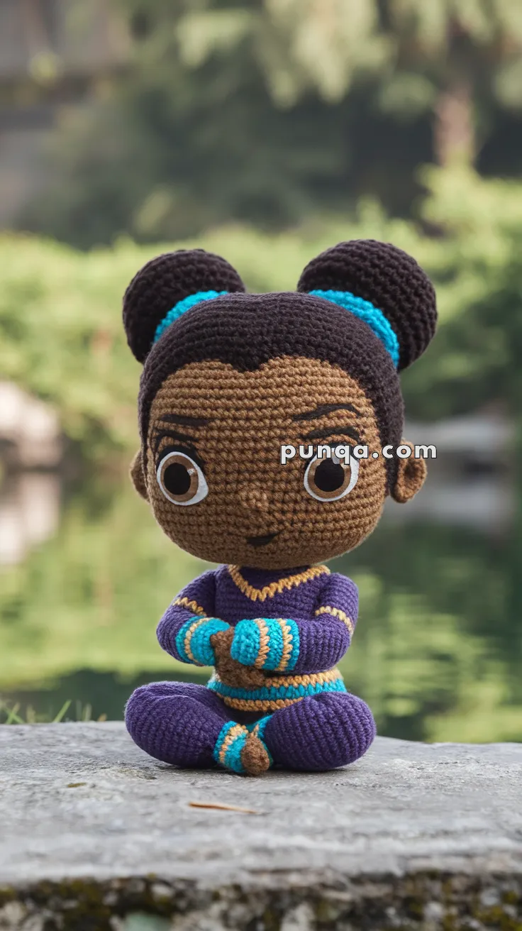 Realistic crochet image for Amigurumi Shuri - FREE Crochet Pattern