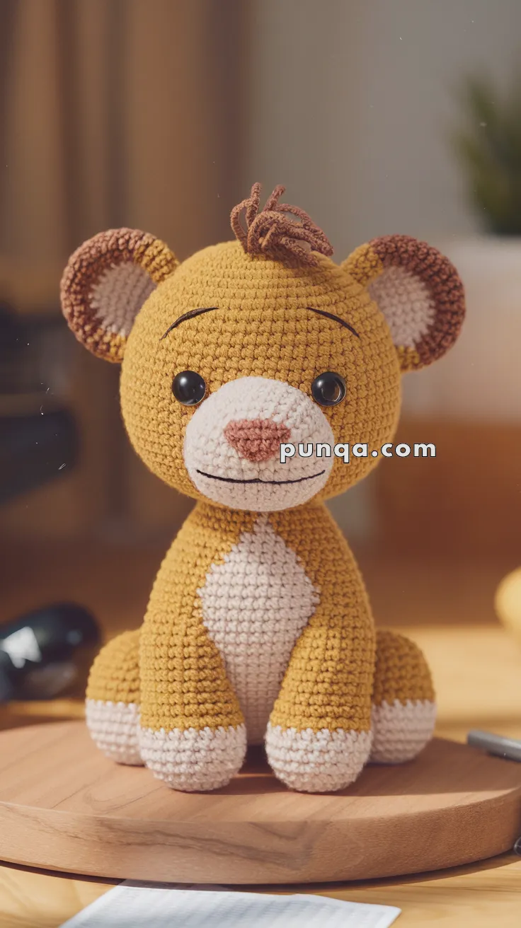 Amigurumi Simba – FREE Crochet Pattern