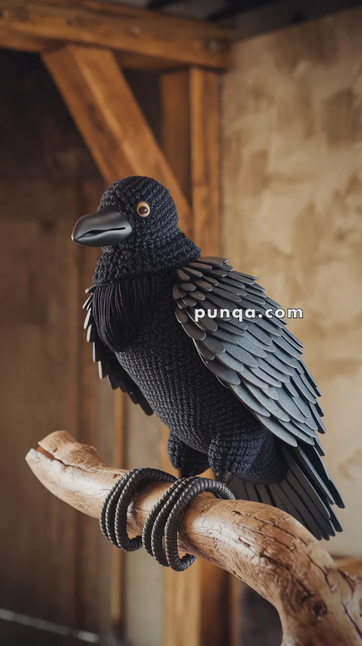 Amigurumi Sinister Raven – FREE Crochet Pattern