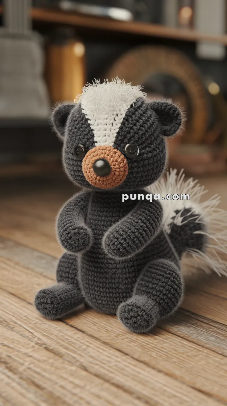 Amigurumi Skunk Baby – FREE Crochet Pattern