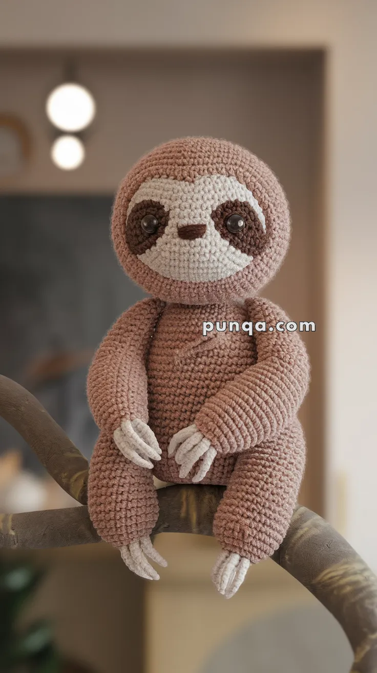 Amigurumi Sloth – FREE Crochet Pattern