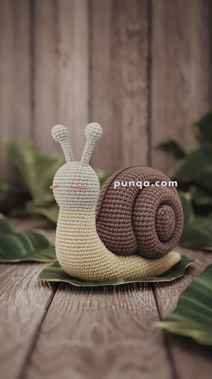Amigurumi Sleepy Snail – FREE Crochet Pattern