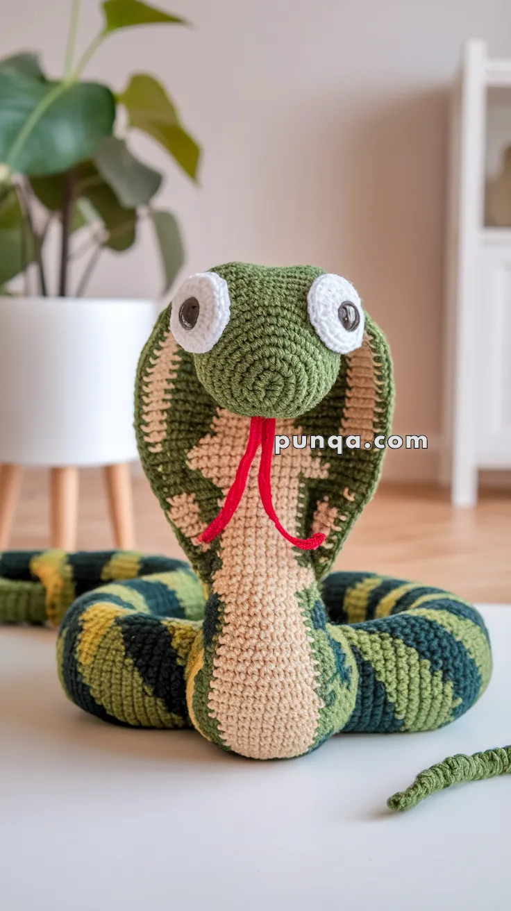 Amigurumi Snake – FREE Crochet Pattern