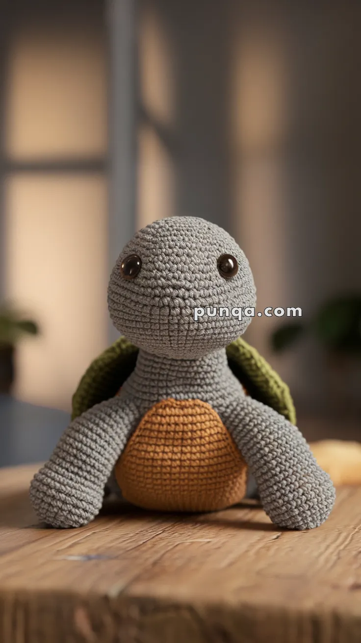Amigurumi Snapping Turtle – FREE Crochet Pattern