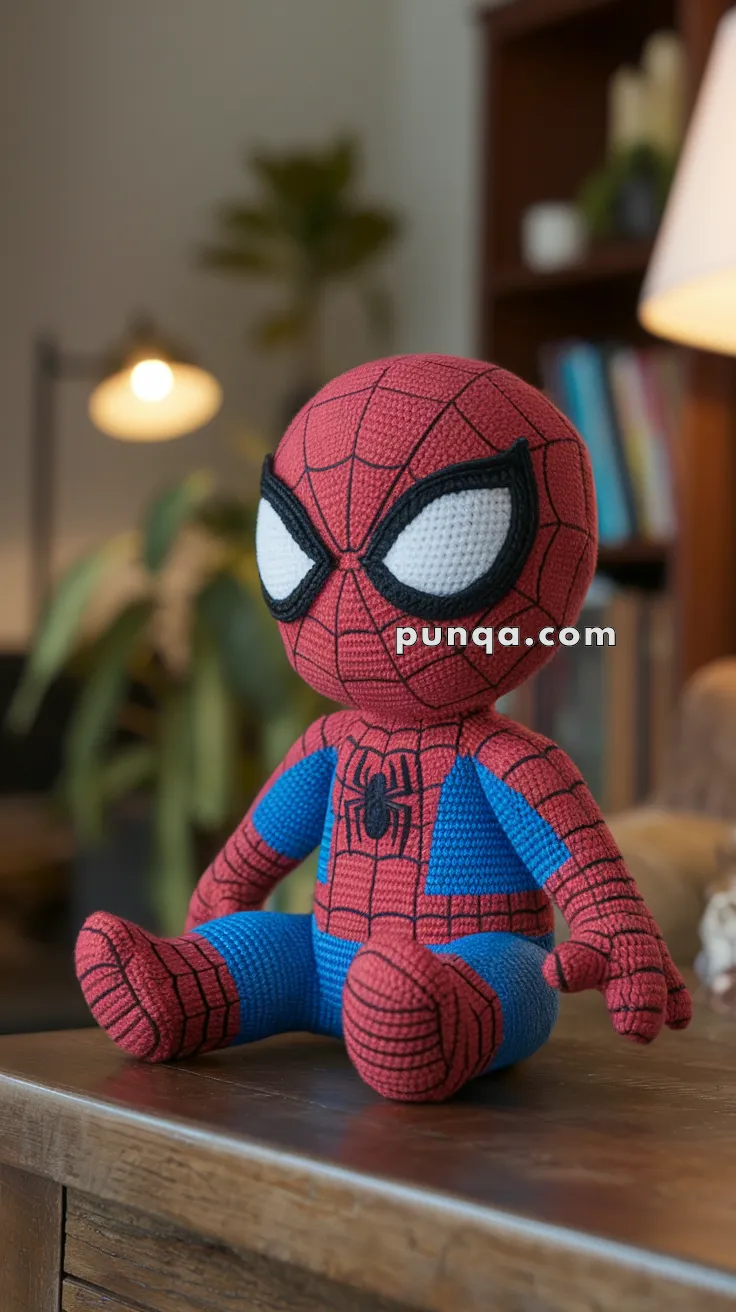 Amigurumi Spiderman – FREE Crochet Pattern
