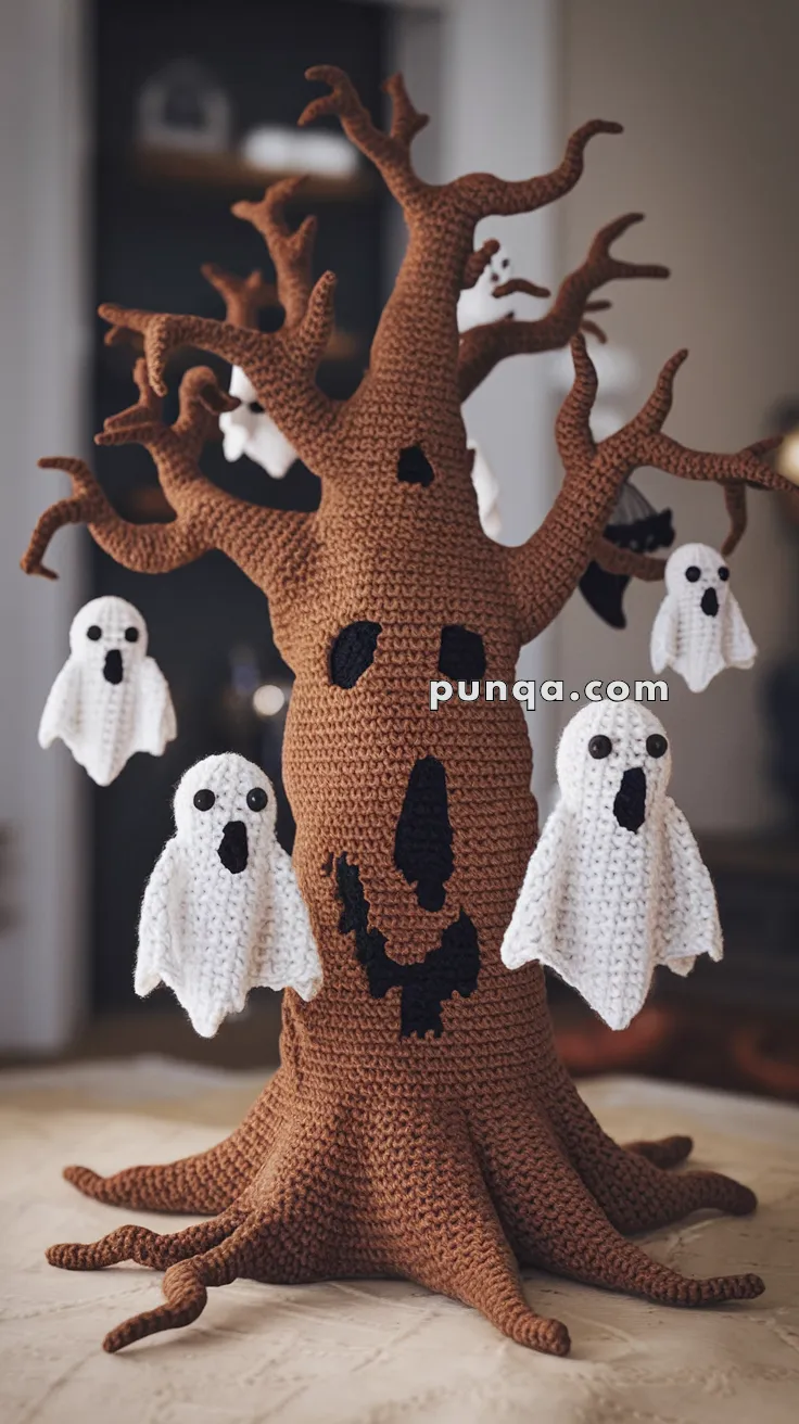 Amigurumi Spooky Haunted Tree – FREE Crochet Pattern