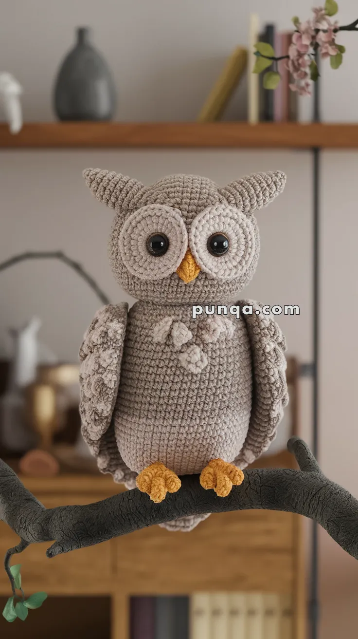 Amigurumi Spotted Owl – FREE Crochet Pattern