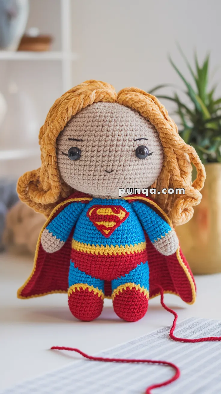 Amigurumi Supergirl – FREE Crochet Pattern