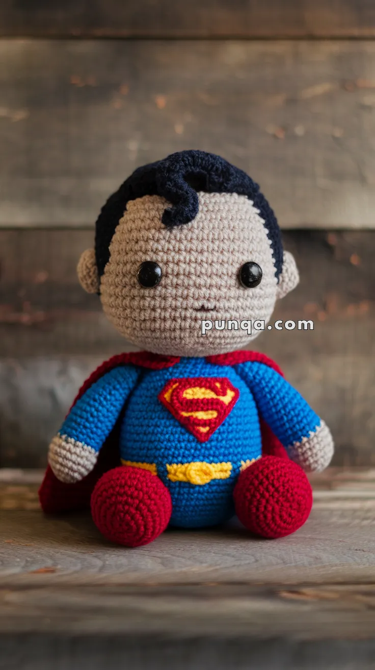 Amigurumi Superman – FREE Crochet Pattern