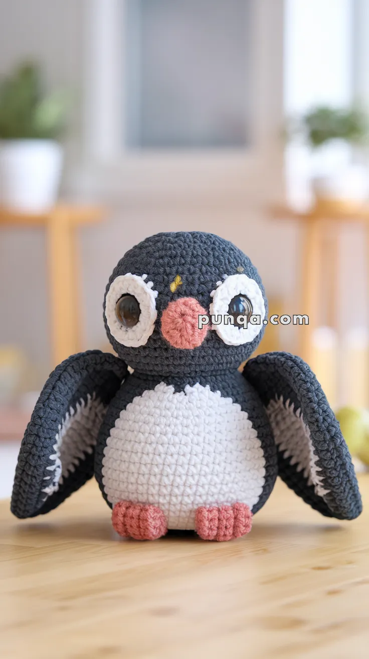 Realistic crochet image for Amigurumi Swallow - FREE Crochet Pattern