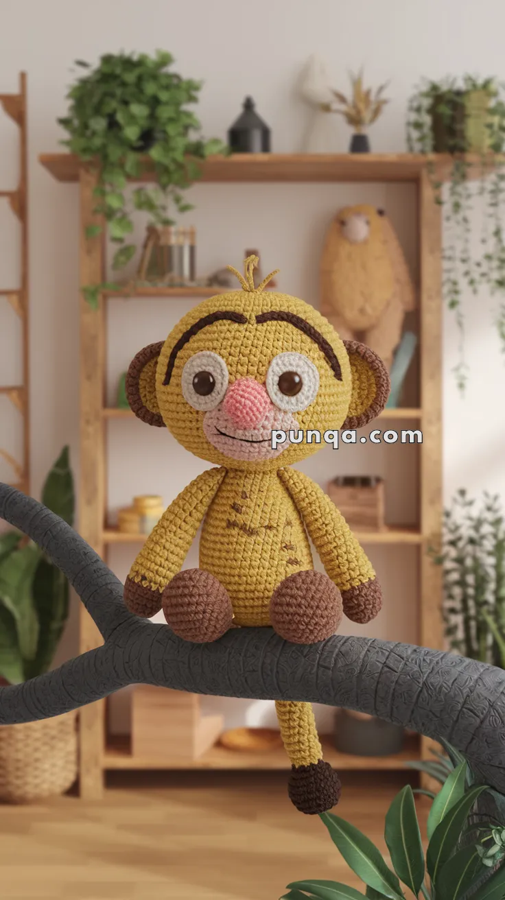 Amigurumi Timon – FREE Crochet Pattern