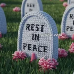 Amigurumi Tombstone – FREE Crochet Pattern