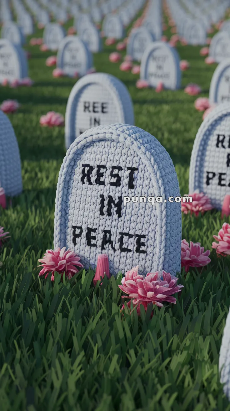 Amigurumi Tombstone – FREE Crochet Pattern