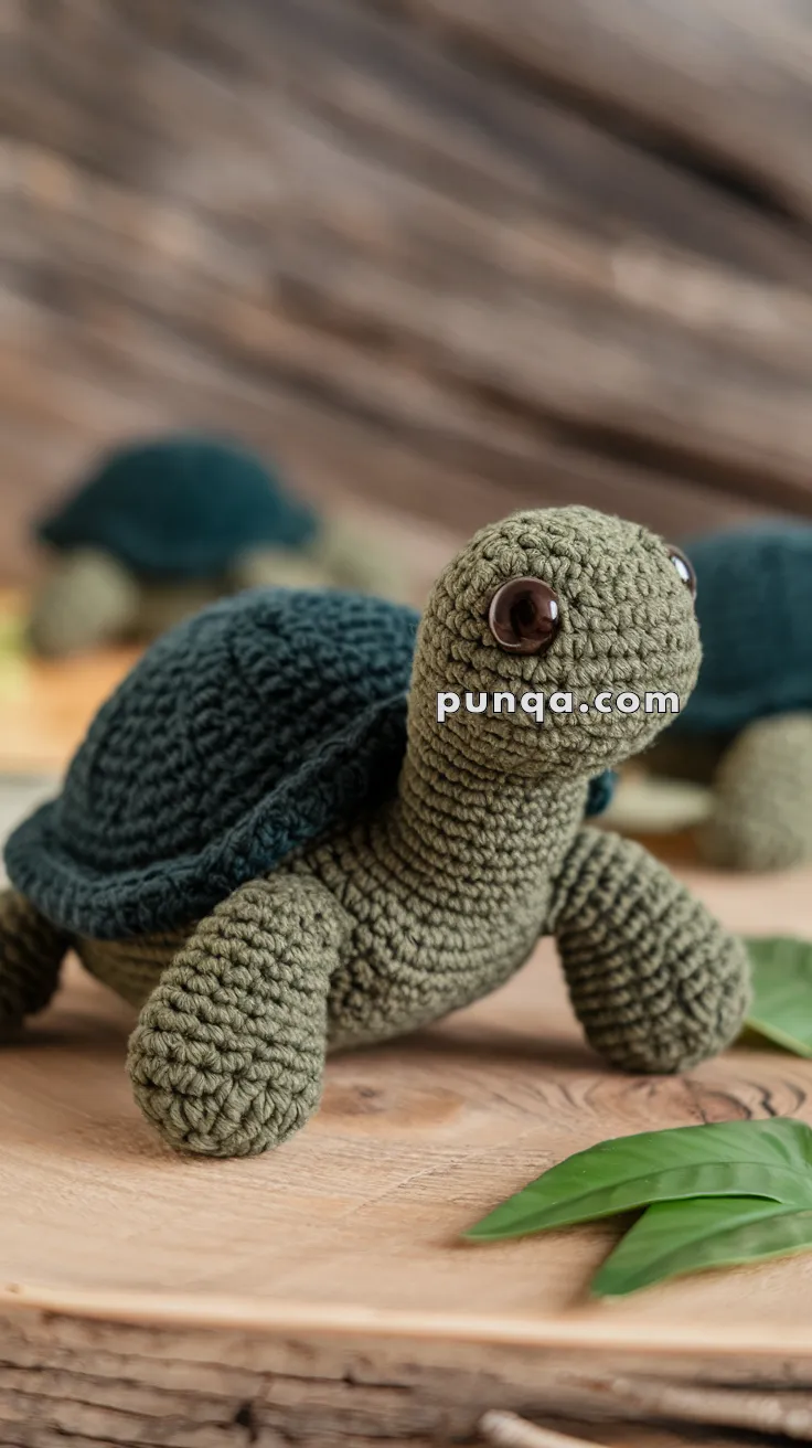 Amigurumi Turtle Hatchling – FREE Crochet Pattern