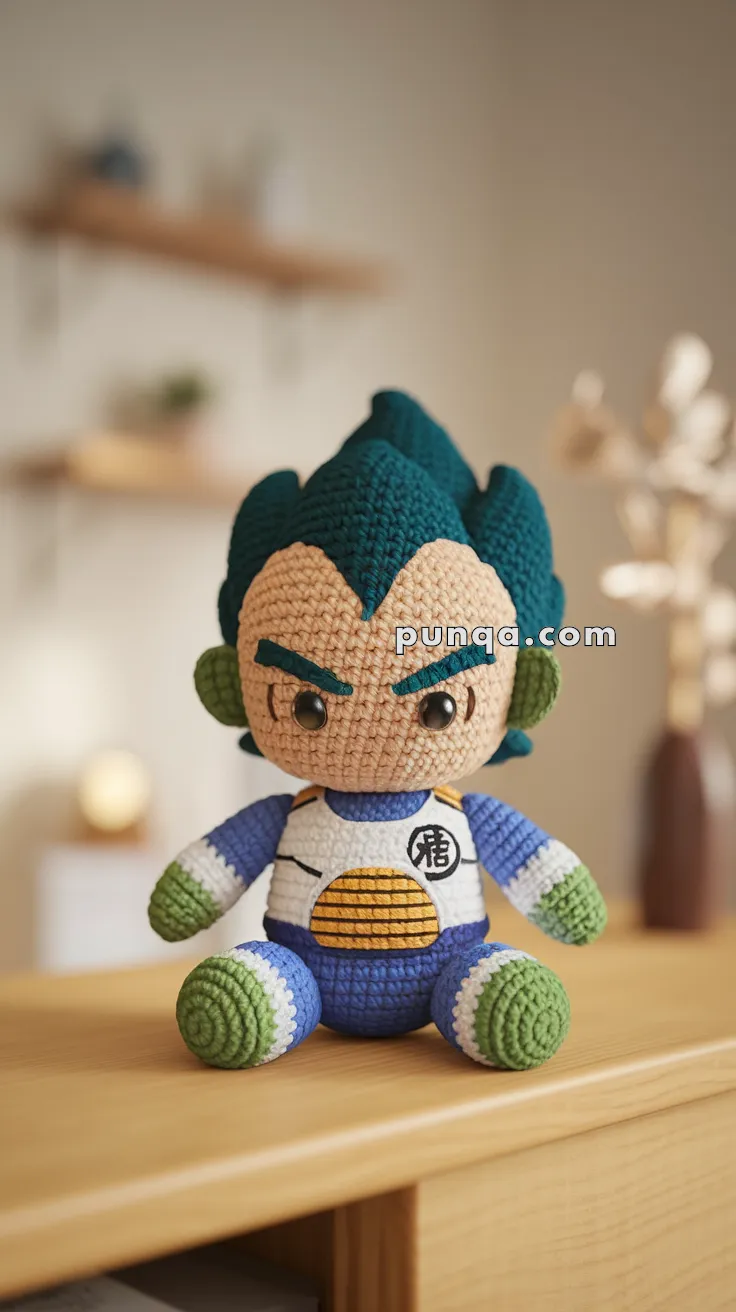 Amigurumi Vegeta – FREE Crochet Pattern