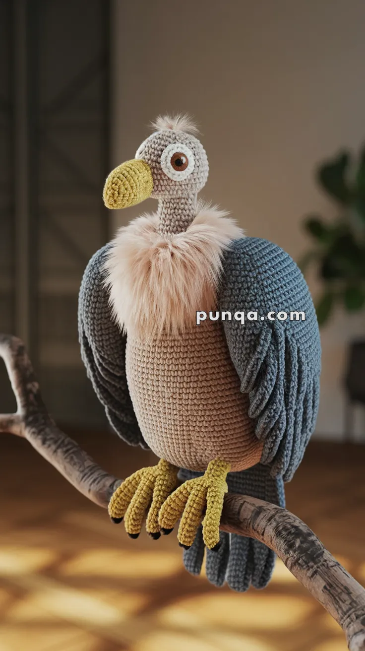 Amigurumi Vulture – FREE Crochet Pattern