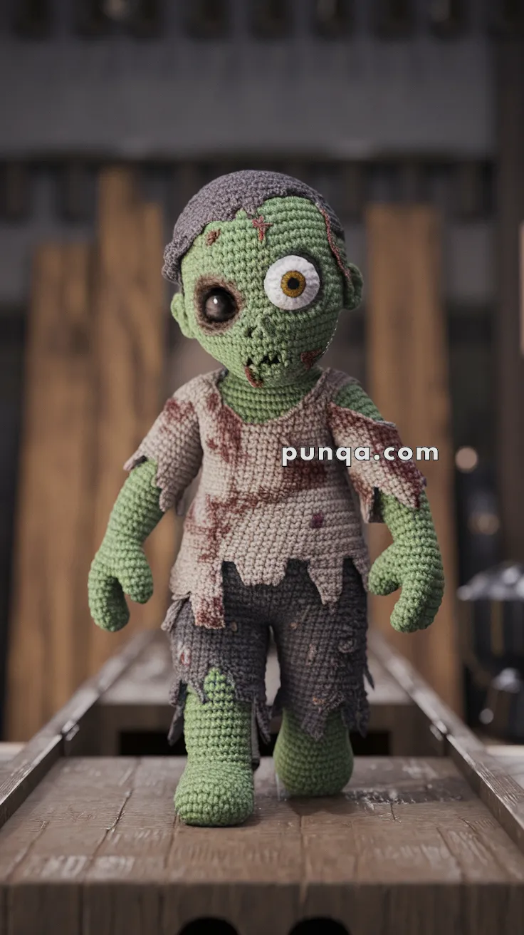 Amigurumi Walking Zombie – FREE Crochet Pattern