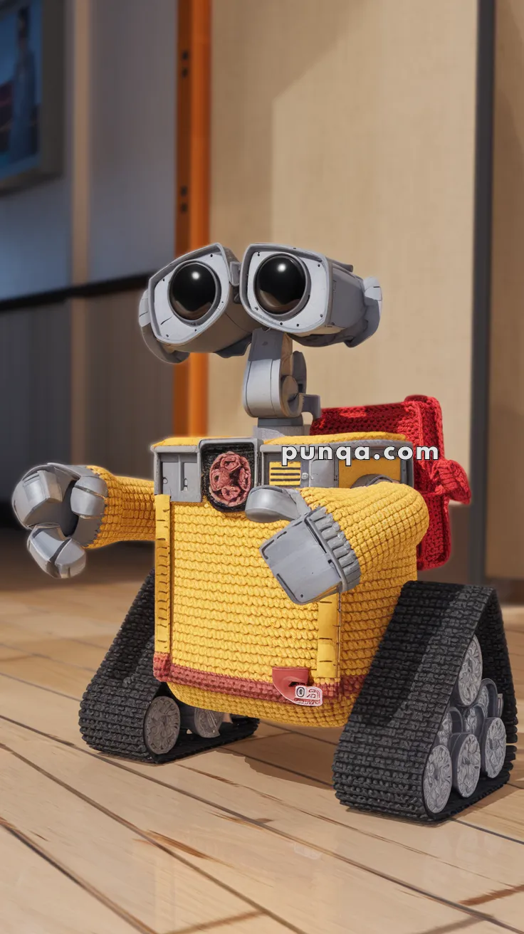 Amigurumi Wall-E – FREE Crochet Pattern