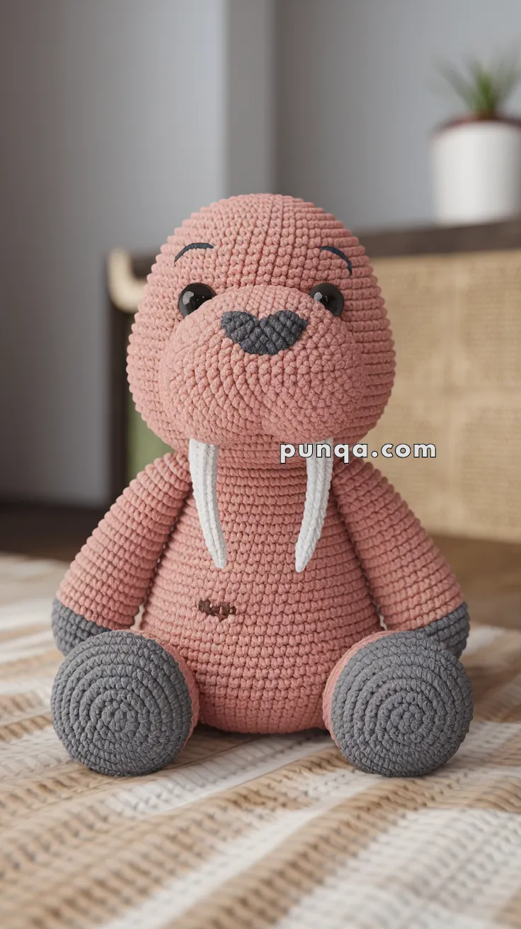 Amigurumi Walrus Baby – FREE Crochet Pattern