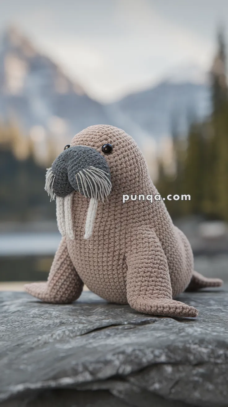 Amigurumi Walrus – FREE Crochet Pattern