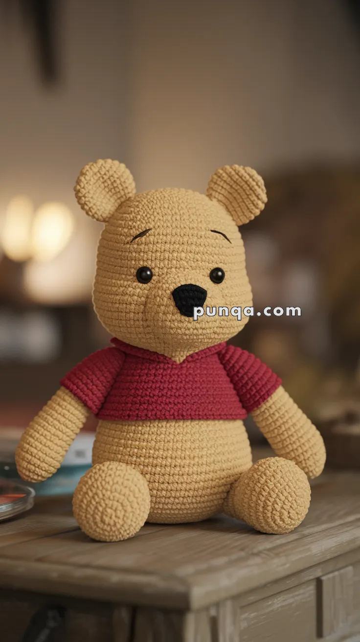 Amigurumi Winnie The Pooh – FREE Crochet Pattern