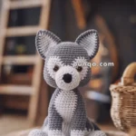 Amigurumi Wolf Pup – FREE Crochet Pattern