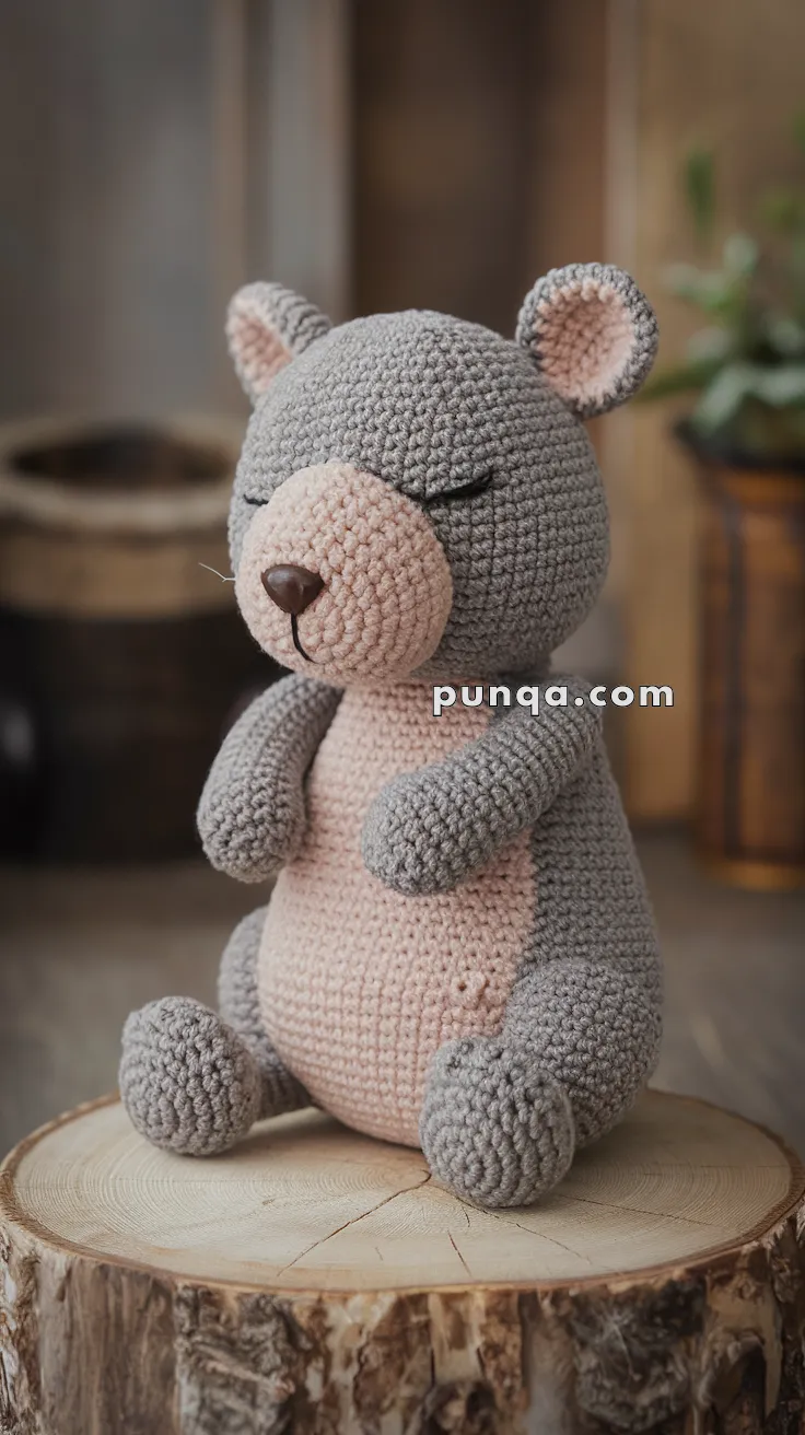 Amigurumi Wombat Adult – FREE Crochet Pattern