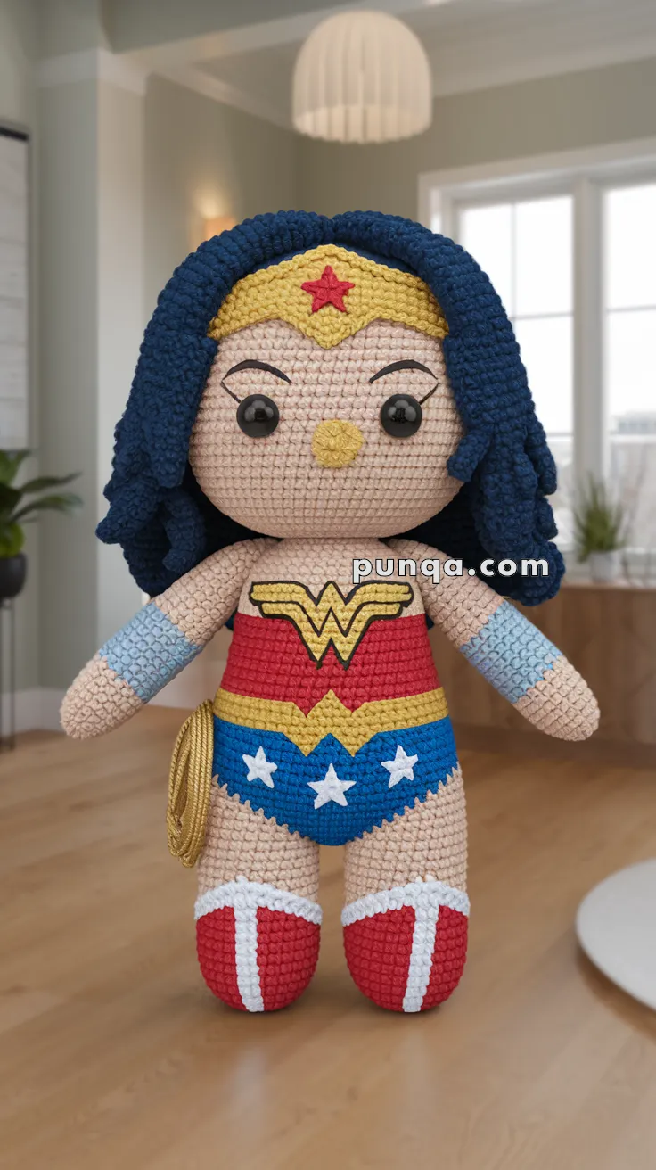 Amigurumi Wonder Woman – FREE Crochet Pattern