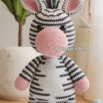 Amigurumi Zebra with Pink Nose – FREE Crochet Pattern